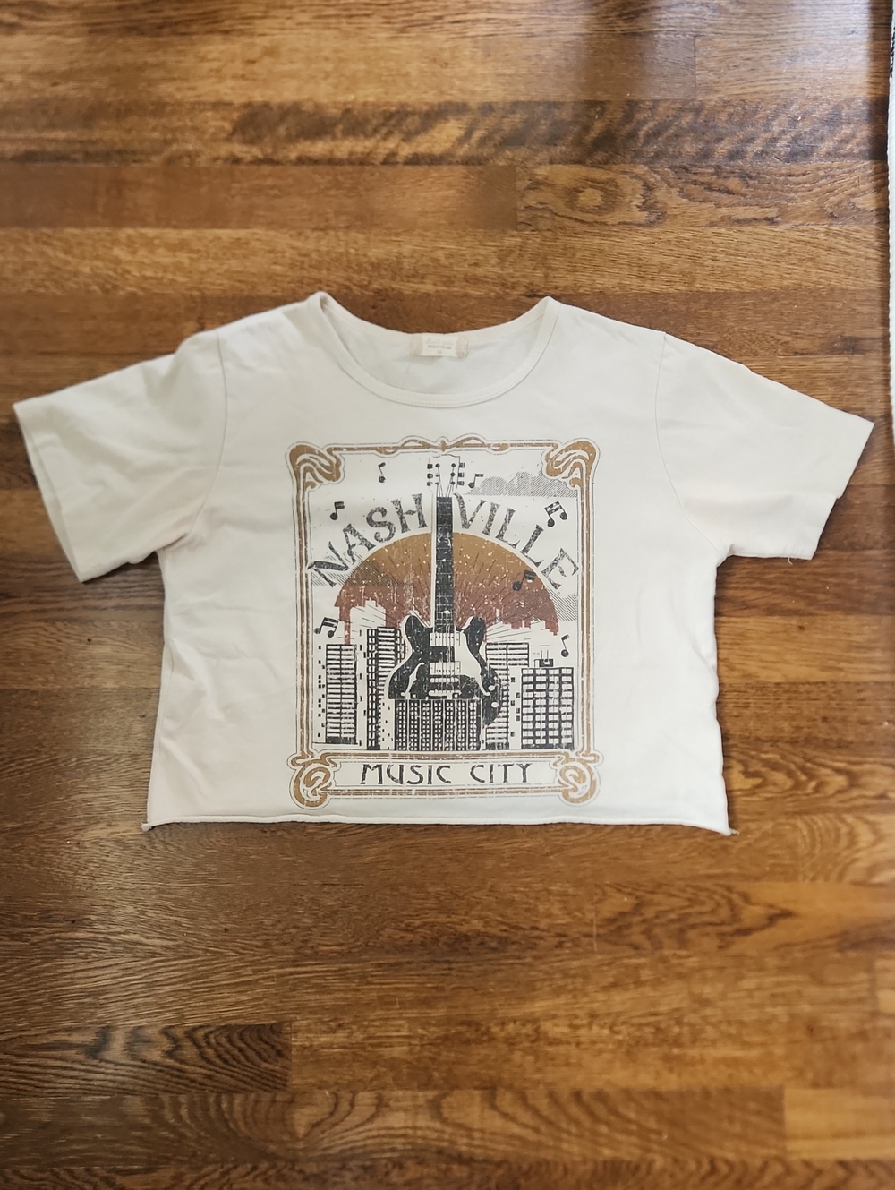 Altar'd State Cropped Nashville Music City Graphic Tee